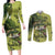 Personalized Fishing Couples Matching Long Sleeve Bodycon Dress and Long Sleeve Button Shirt Reely Lures Me In - Wonder Print Shop