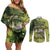 Personalized Fishing Couples Matching Off Shoulder Short Dress and Long Sleeve Button Shirt Reely Lures Me In - Wonder Print Shop