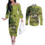 Personalized Fishing Couples Matching Off The Shoulder Long Sleeve Dress and Long Sleeve Button Shirt Reely Lures Me In - Wonder Print Shop