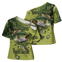 Personalized Fishing Cross Shoulder Shirt Reely Lures Me In - Wonder Print Shop