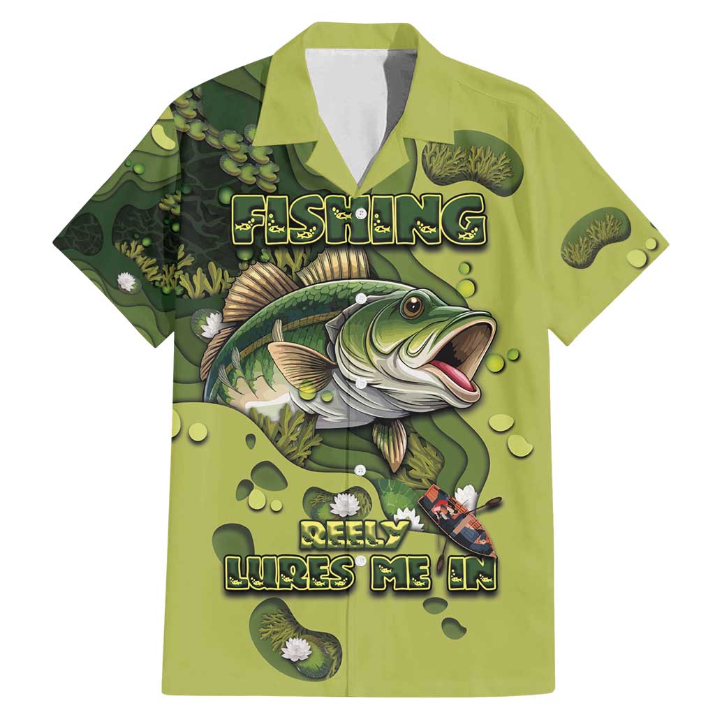 Personalized Fishing Family Matching Mermaid Dress and Hawaiian Shirt Reely Lures Me In - Wonder Print Shop