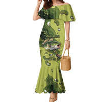 Personalized Fishing Family Matching Mermaid Dress and Hawaiian Shirt Reely Lures Me In - Wonder Print Shop