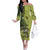 Personalized Fishing Family Matching Off The Shoulder Long Sleeve Dress and Hawaiian Shirt Reely Lures Me In - Wonder Print Shop