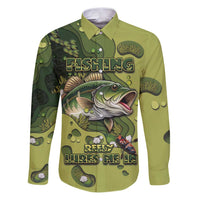 Personalized Fishing Family Matching Puletasi and Hawaiian Shirt Reely Lures Me In - Wonder Print Shop