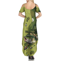 Personalized Fishing Family Matching Summer Maxi Dress and Hawaiian Shirt Reely Lures Me In - Wonder Print Shop