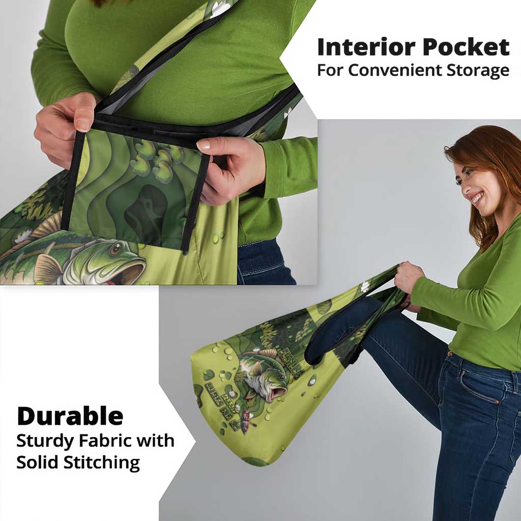 Fishing Grocery Bag Reely Lures Me In - Wonder Print Shop