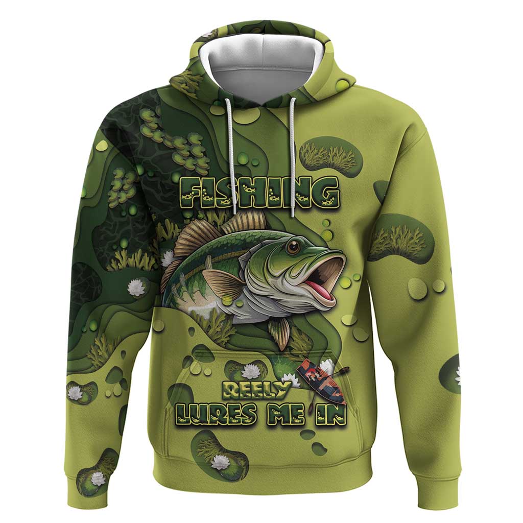 Personalized Fishing Hoodie Reely Lures Me In - Wonder Print Shop