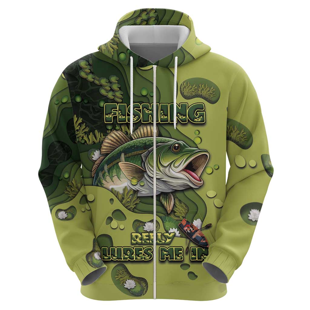 Personalized Fishing Hoodie Reely Lures Me In - Wonder Print Shop