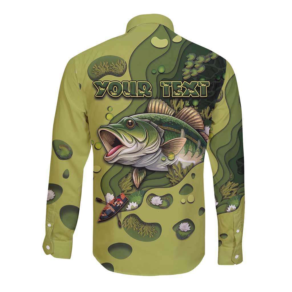 Personalized Fishing Long Sleeve Button Shirt Reely Lures Me In - Wonder Print Shop