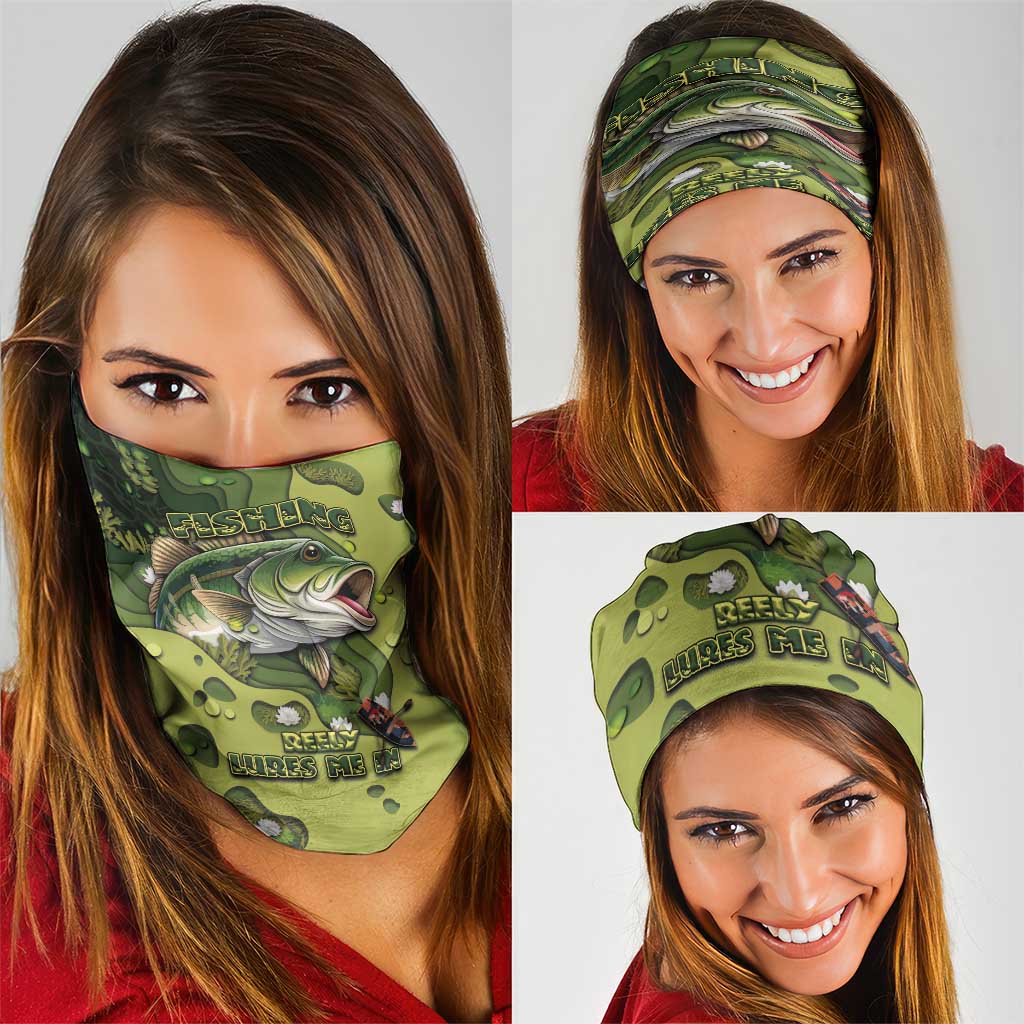 Fishing Neck Gaiter Reely Lures Me In - Wonder Print Shop