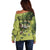 Personalized Fishing Off Shoulder Sweater Reely Lures Me In - Wonder Print Shop