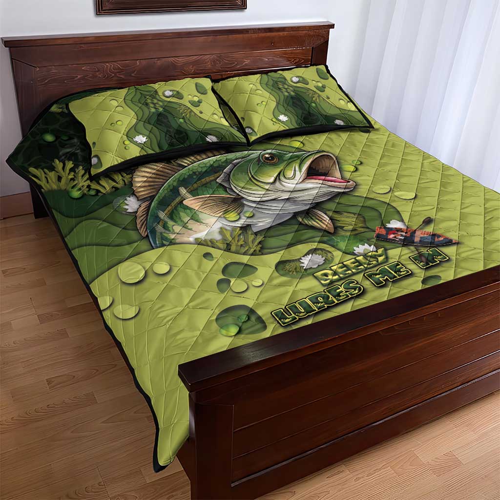 Fishing Quilt Bed Set Reely Lures Me In - Wonder Print Shop