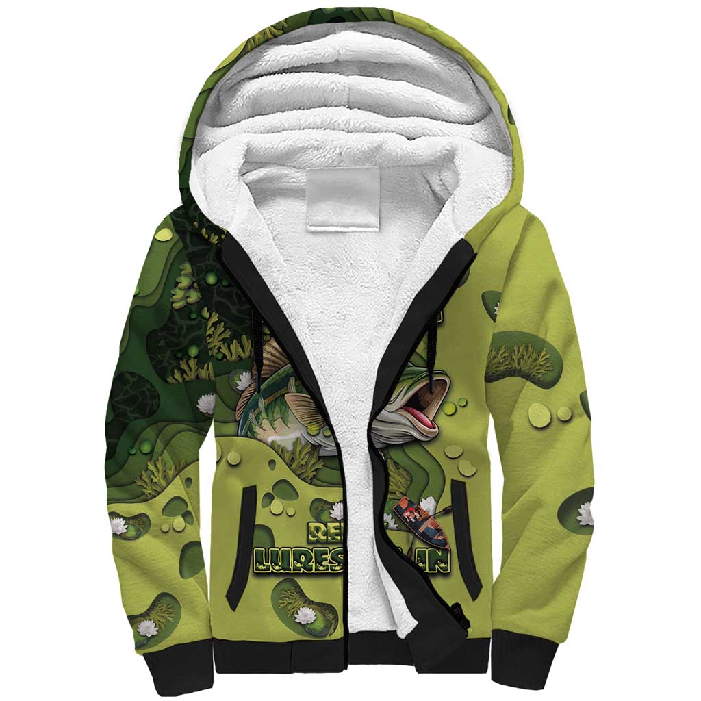Personalized Fishing Sherpa Hoodie Reely Lures Me In - Wonder Print Shop