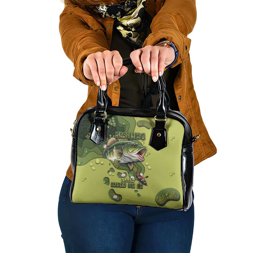 Fishing Shoulder Handbag Reely Lures Me In - Wonder Print Shop