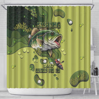 Fishing Shower Curtain Reely Lures Me In - Wonder Print Shop