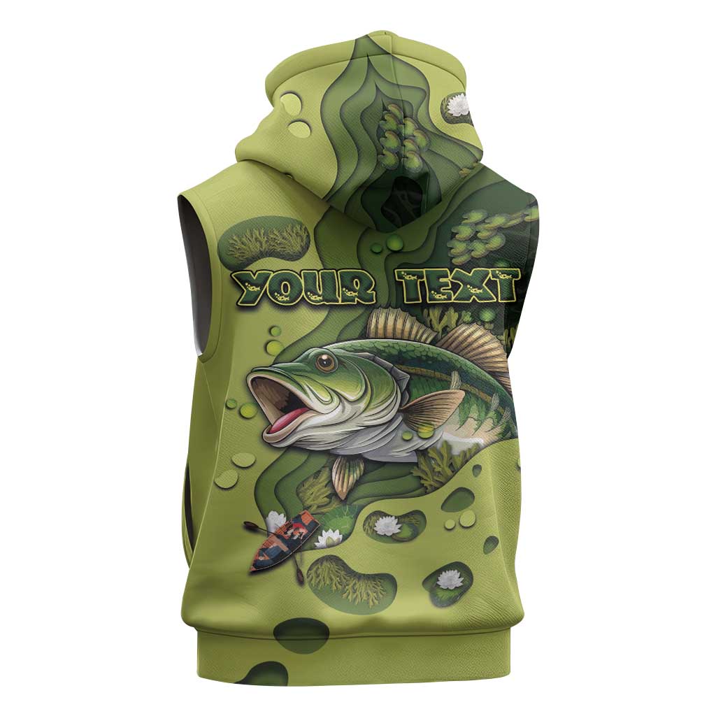 Personalized Fishing Sleeveless Zip Hoodie Reely Lures Me In - Wonder Print Shop