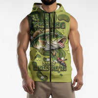 Personalized Fishing Sleeveless Zip Hoodie Reely Lures Me In - Wonder Print Shop