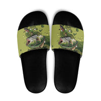 Fishing Slide Sandals Reely Lures Me In - Wonder Print Shop