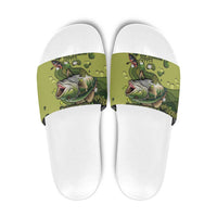 Fishing Slide Sandals Reely Lures Me In - Wonder Print Shop
