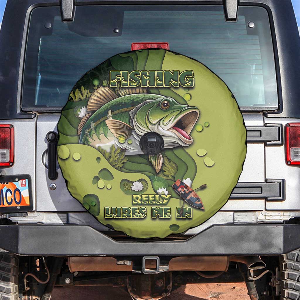 Fishing Spare Tire Cover Reely Lures Me In - Wonder Print Shop