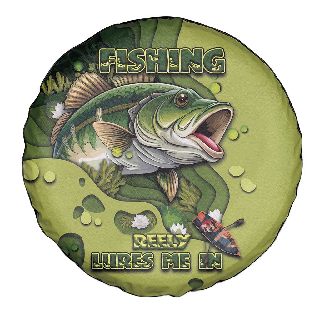 Fishing Spare Tire Cover Reely Lures Me In - Wonder Print Shop