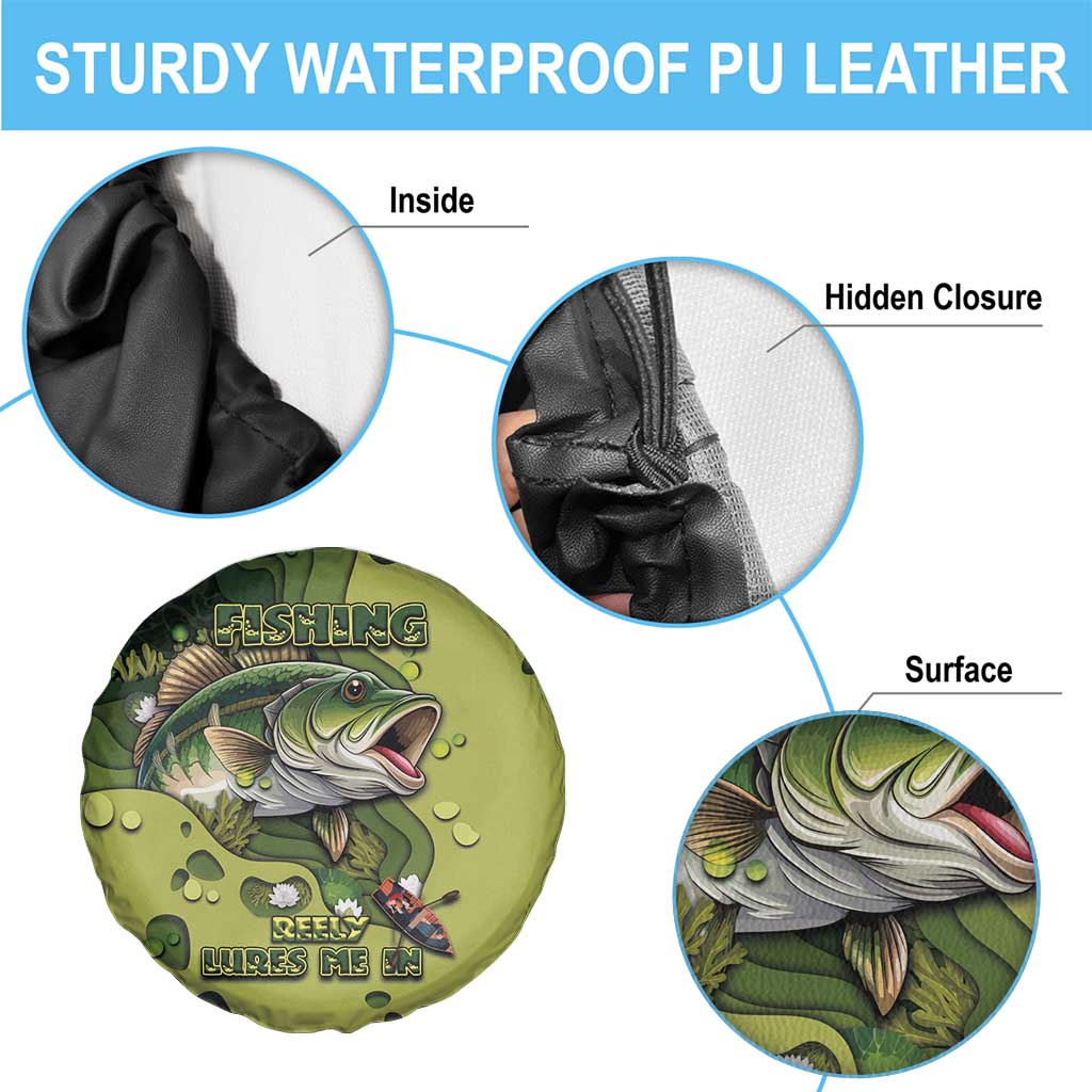 Fishing Spare Tire Cover Reely Lures Me In - Wonder Print Shop