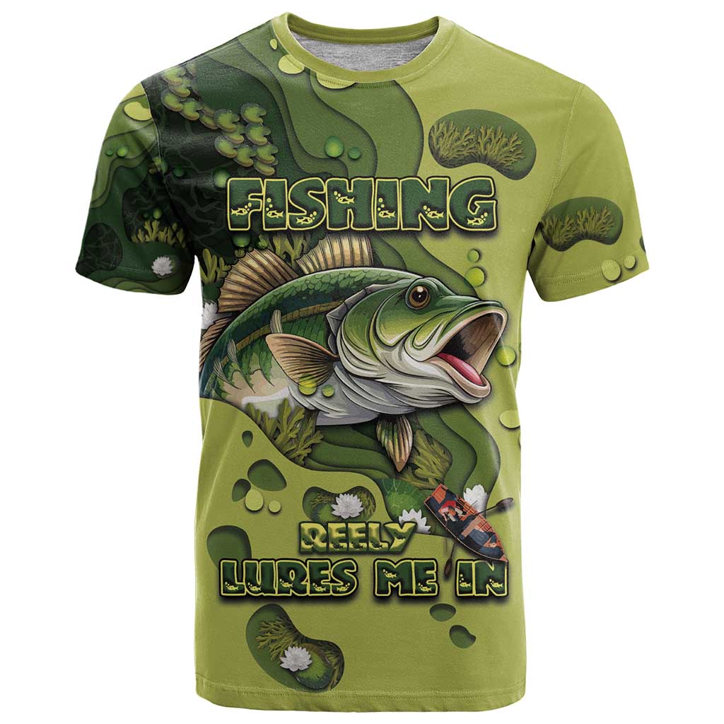 Personalized Fishing T Shirt Reely Lures Me In - Wonder Print Shop