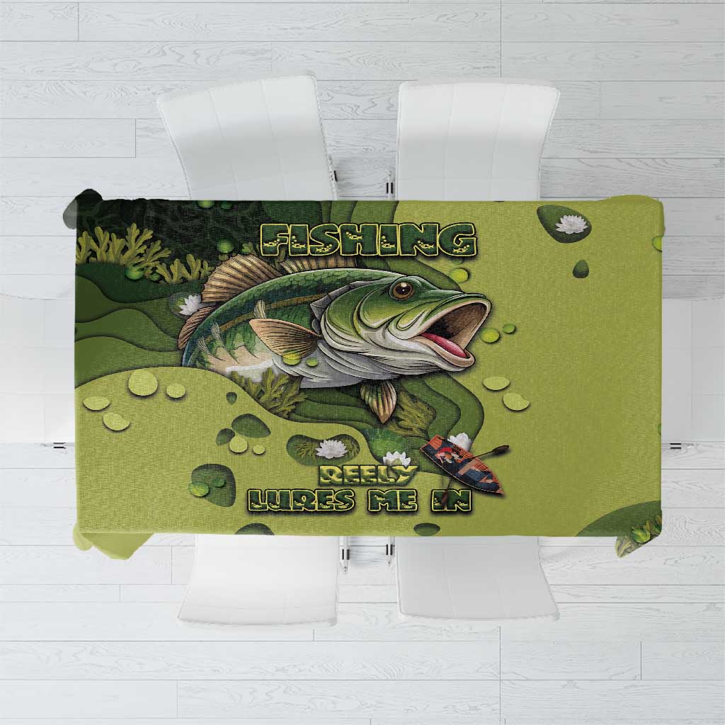 Fishing Tablecloth Reely Lures Me In - Wonder Print Shop