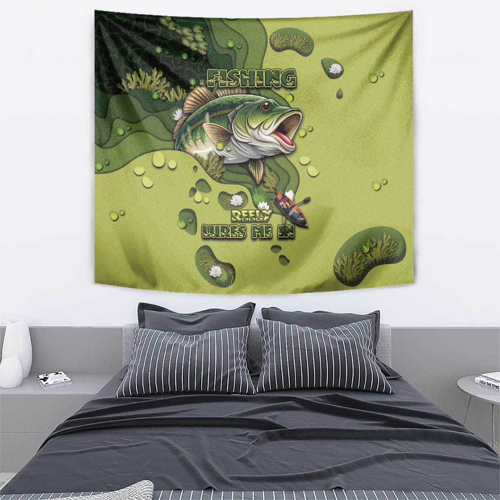 Fishing Tapestry Reely Lures Me In - Wonder Print Shop