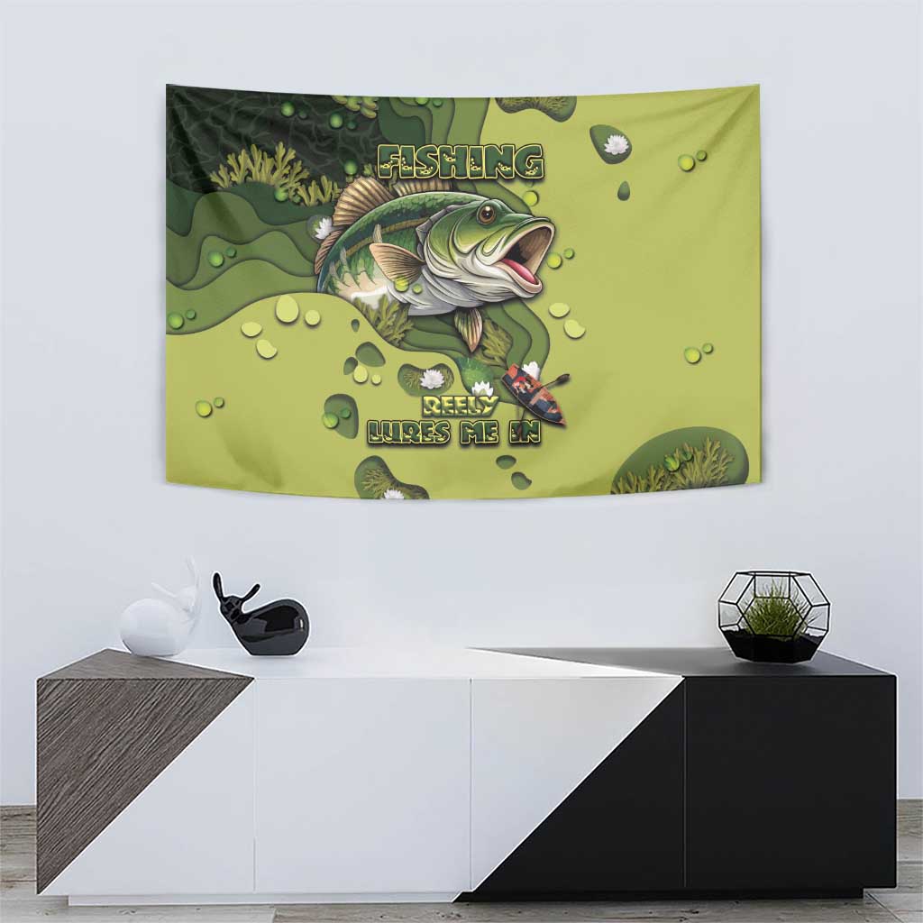 Fishing Tapestry Reely Lures Me In - Wonder Print Shop