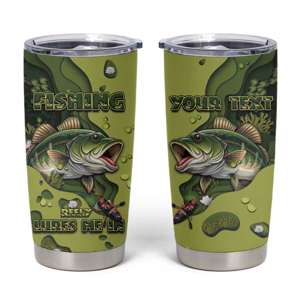 Personalized Fishing Tumbler Cup Reely Lures Me In - Wonder Print Shop