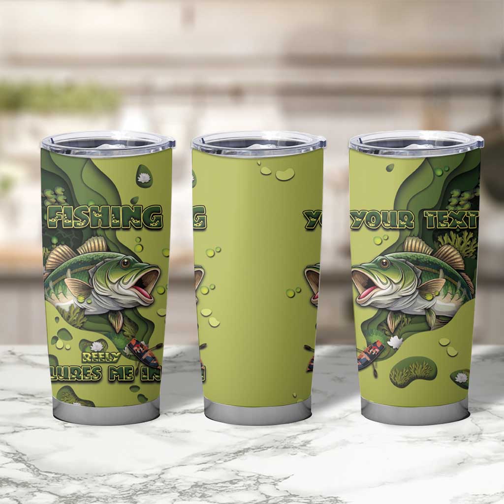 Personalized Fishing Tumbler Cup Reely Lures Me In - Wonder Print Shop