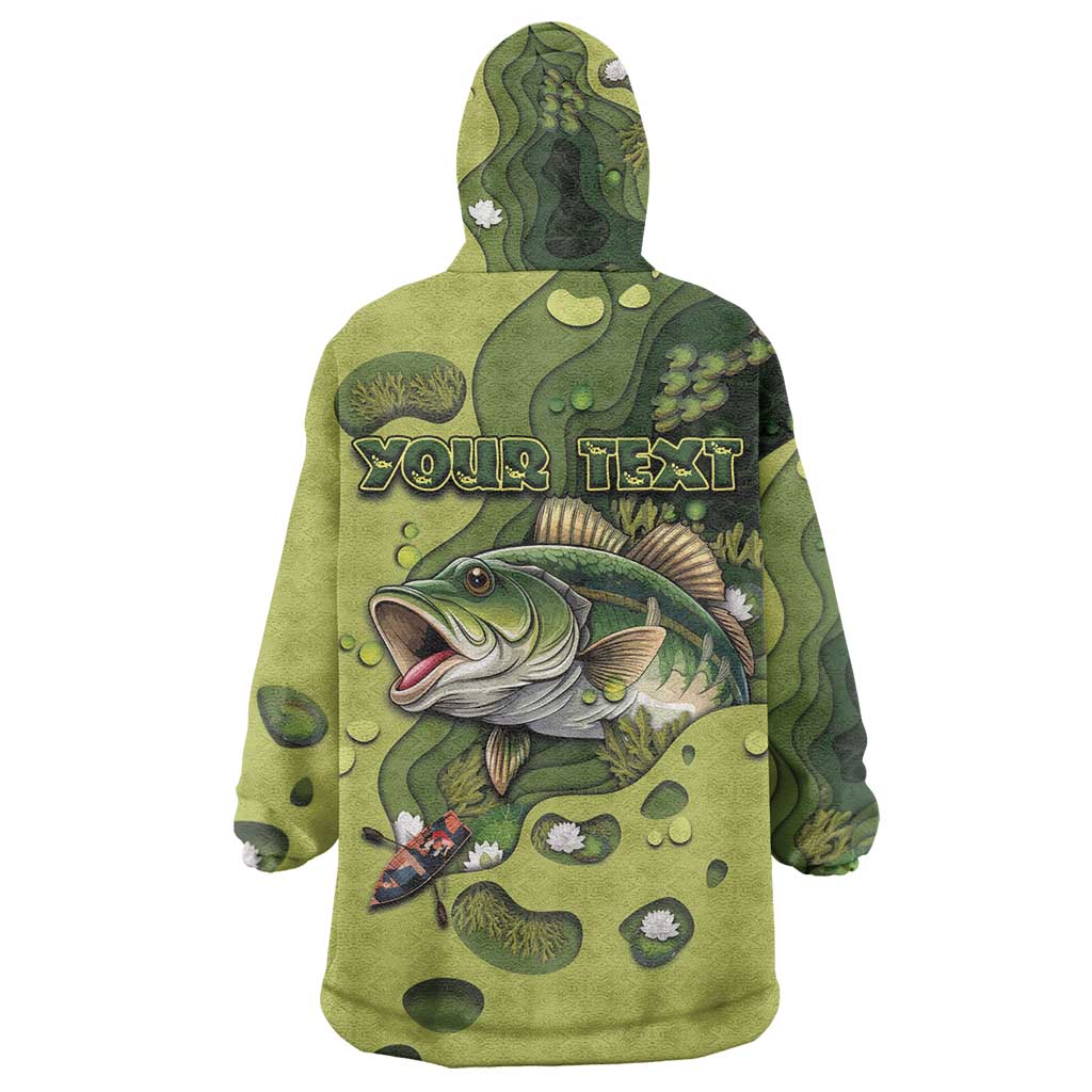 Personalized Fishing Wearable Blanket Hoodie Reely Lures Me In - Wonder Print Shop