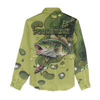 Personalized Fishing Women Casual Shirt Reely Lures Me In - Wonder Print Shop
