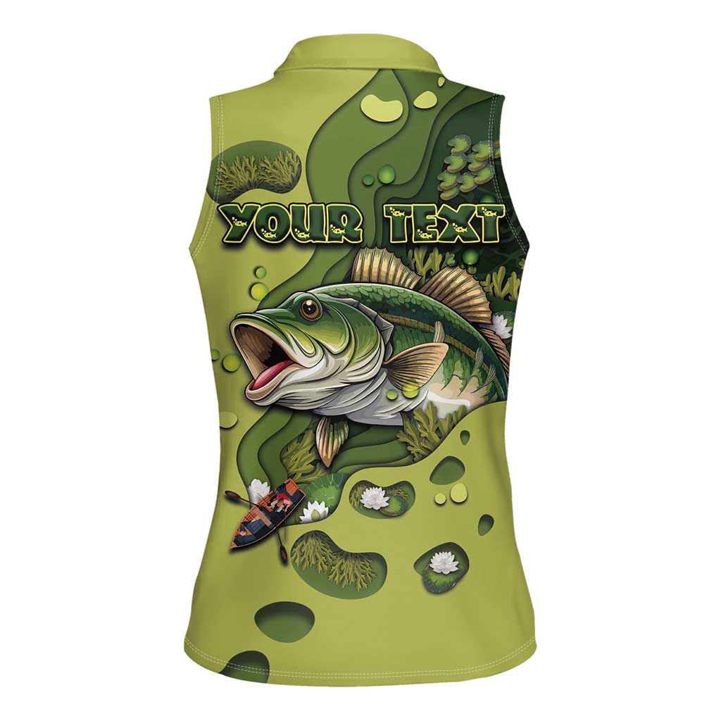 Personalized Fishing Women Sleeveless Polo Shirt Reely Lures Me In - Wonder Print Shop