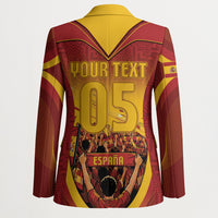Custom Spain Football Blazer Raging Bull Golden Trophy Fans Banner