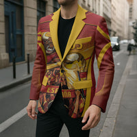 Custom Spain Football Blazer Raging Bull Golden Trophy Fans Banner