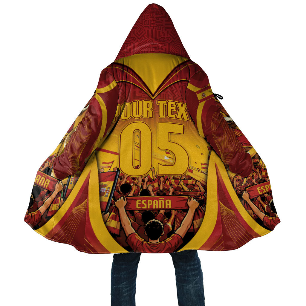 Custom Spain Football Cloak Raging Bull Golden Trophy Fans Banner