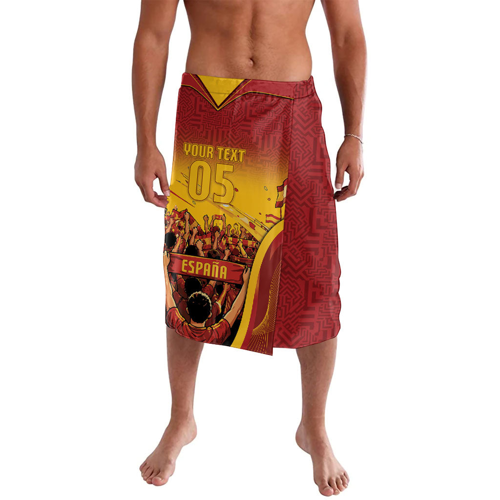 Custom Spain Football Lavalava Raging Bull Golden Trophy Fans Banner