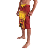 Custom Spain Football Lavalava Raging Bull Golden Trophy Fans Banner