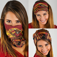 Spain Football Neck Gaiter Raging Bull Golden Trophy Fans Banner
