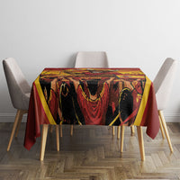 Spain Football Tablecloth Raging Bull Golden Trophy Fans Banner