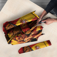 Spain Football Umbrella Raging Bull Golden Trophy Fans Banner