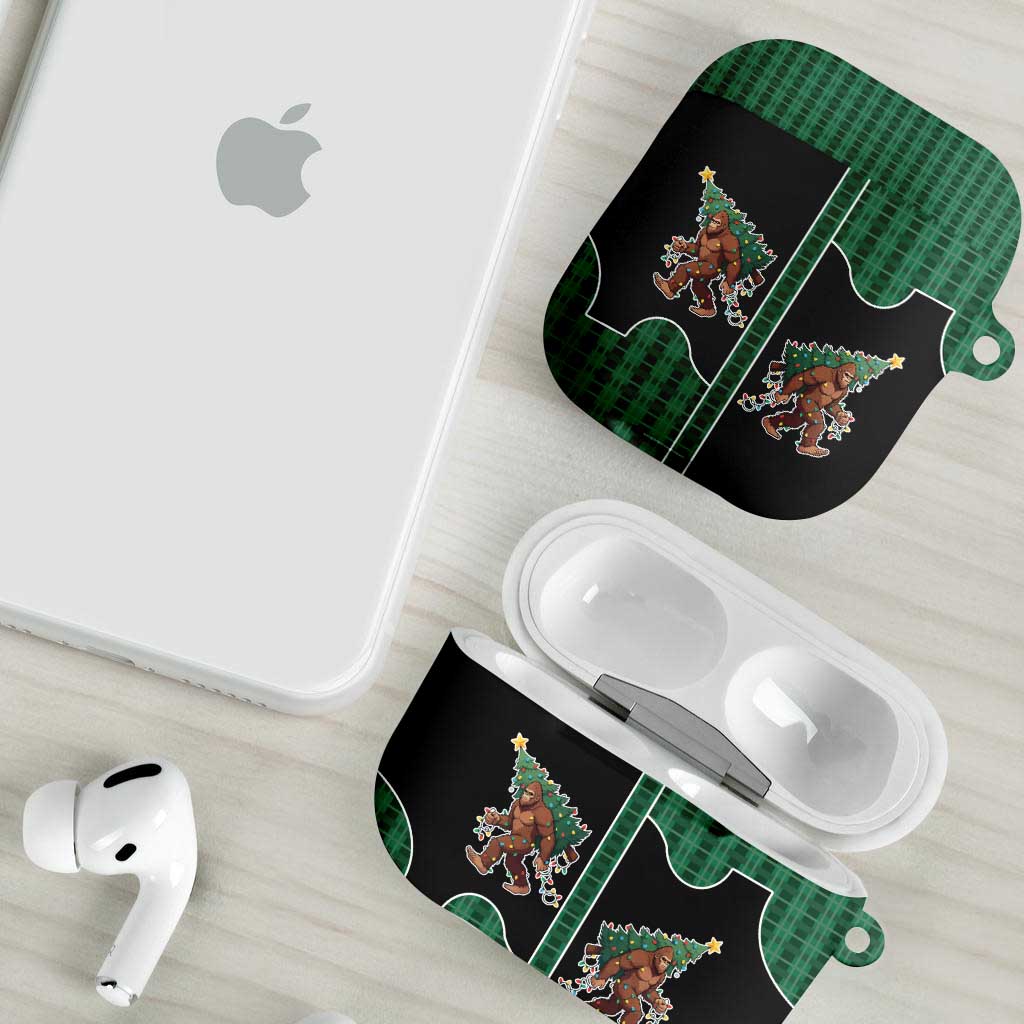 Western Yoke AirPods Case Bigfoot Xmas Cowboy Style - Wonder Print Shop