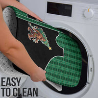 Western Yoke Bathroom Set Bigfoot Xmas Cowboy Style - Wonder Print Shop