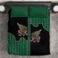 Western Yoke Bedding Set Bigfoot Xmas Cowboy Style - Wonder Print Shop