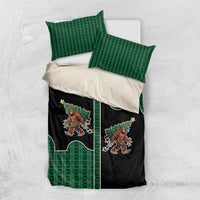 Western Yoke Bedding Set Bigfoot Xmas Cowboy Style - Wonder Print Shop