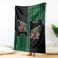 Western Yoke Blanket Bigfoot Xmas Cowboy Style - Wonder Print Shop