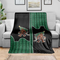 Western Yoke Blanket Bigfoot Xmas Cowboy Style - Wonder Print Shop
