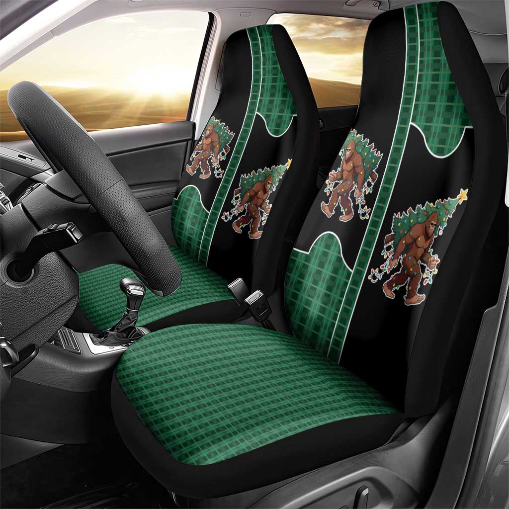 Western Yoke Car Seat Cover Bigfoot Xmas Cowboy Style - Wonder Print Shop